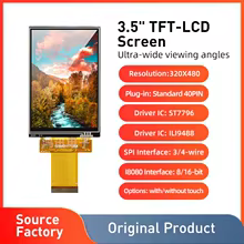 Tela LCD TFT 3.5" com Toque Thumbnail 1