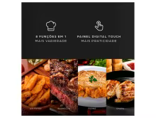 Air Fryer Wap 3L Digital Preto e Cinza Thumbnail 4