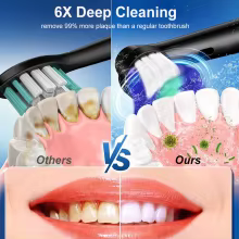 Escova de Dentes Elétrica Rotativa Thumbnail 4
