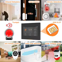 Alarme Inteligente TAIBOAN H501 WiFi GSM Thumbnail 2