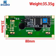 Módulo LCD EGBO LCD1602 I2C Thumbnail 5
