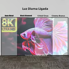 Tela de Projeção ALR Black Diamond 200" 4K Thumbnail 2