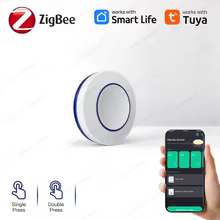 Interruptor Zigbee Tuya com Botão Thumbnail 1