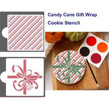Kit 7 Stencils de Natal para Bolo e Biscoito Thumbnail 6