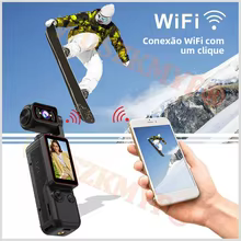 Câmera de Ação WiFi 1080P Thumbnail 4