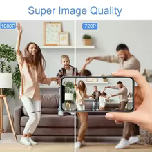 Câmera WiFi HD 1080p Mini Thumbnail 3
