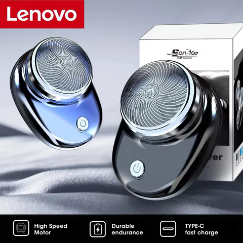 Barbeador Elétrico Portátil Lenovo Profissional