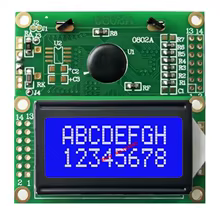 Módulo LCD 0802 8x2 Branco Thumbnail 4