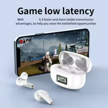 Fones Bluetooth 5.3 KEBIDUMEI com LED Thumbnail 4