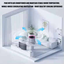 Ventilador Turbo Portátil 3 em 1 Thumbnail 5