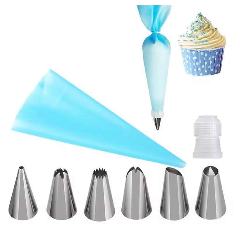 Kit Decoração Bolo Silicone e Aço