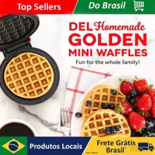 Mini Máquina de Waffles Coração Thumbnail 2