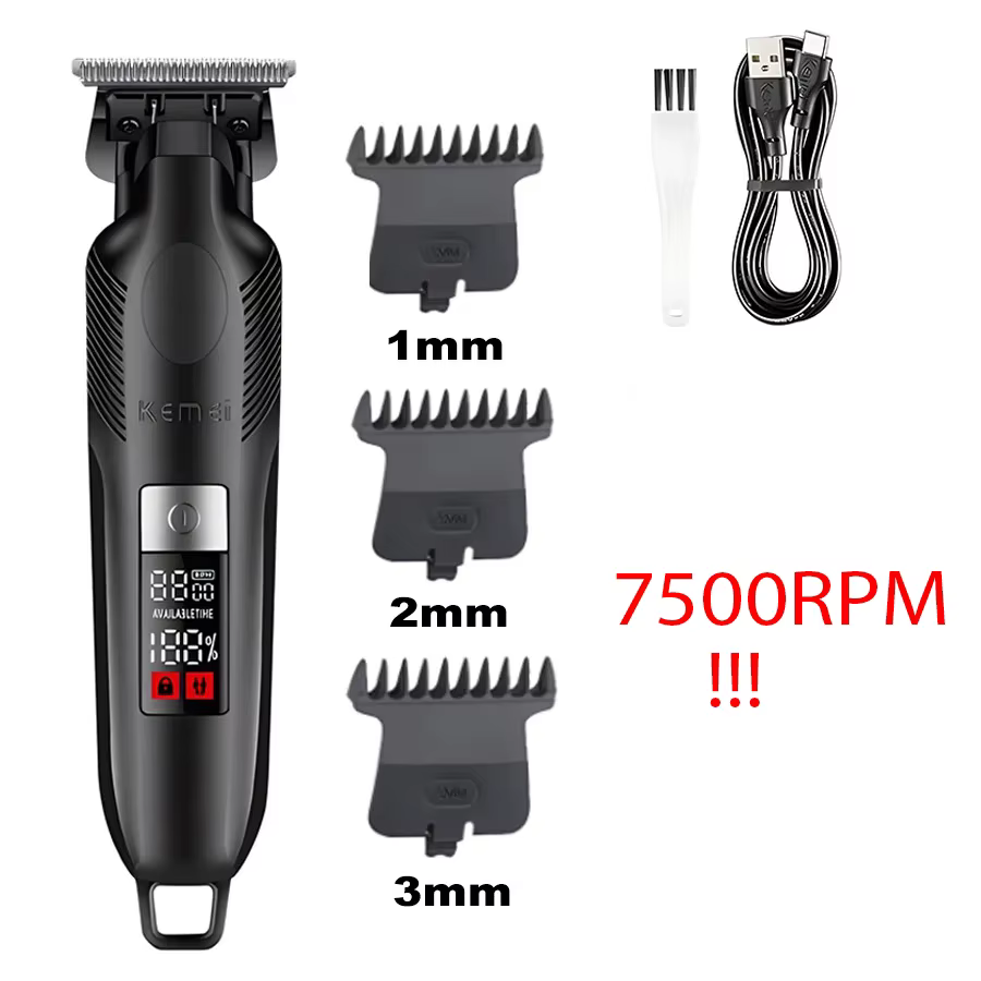 Aparador de Cabelo Kemei 2284 Profissional
