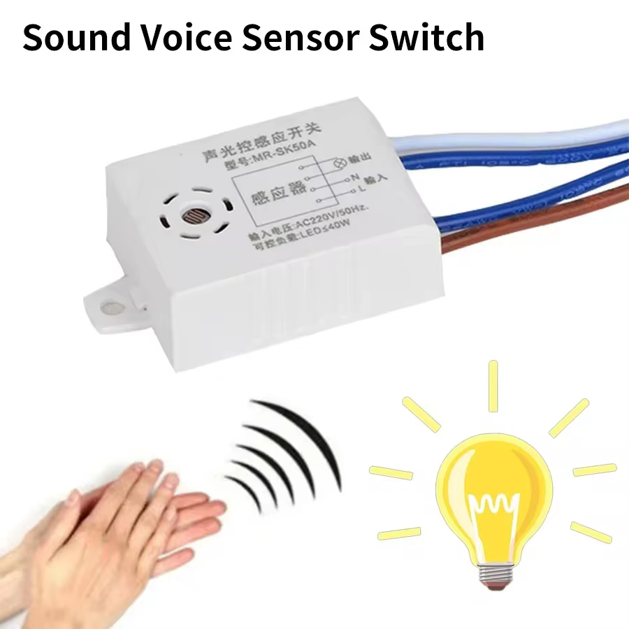 Interruptor Sensor de Voz 220V