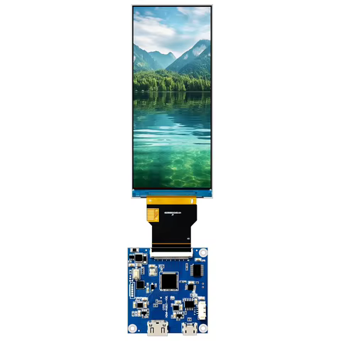 Tela LCD TFT de 3,99 Polegadas com Interface RGB de 40 Pinos, Resolução HD IPS 400x960 com Tela Sensível ao Toque e Placa Controladora HDMI