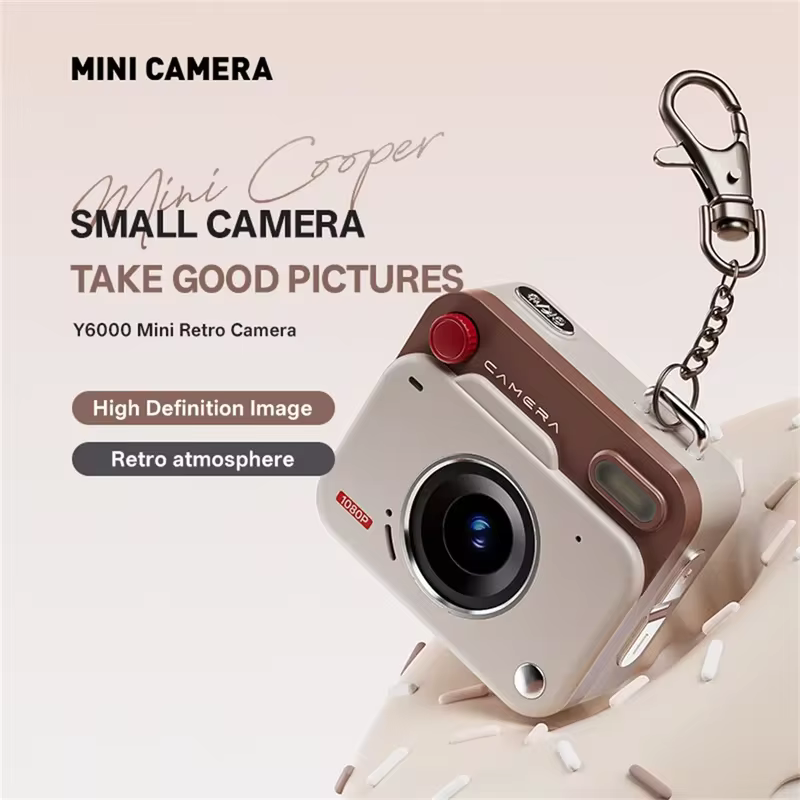 Mini Câmera HD 1080P Retro
