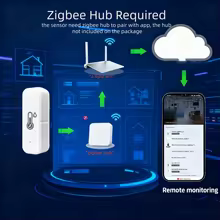 Sensor Zigbee 3.0 Temperatura e Umidade Thumbnail 2