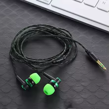 Fone de Ouvido com Cabo Nylon 3.5mm Thumbnail 1