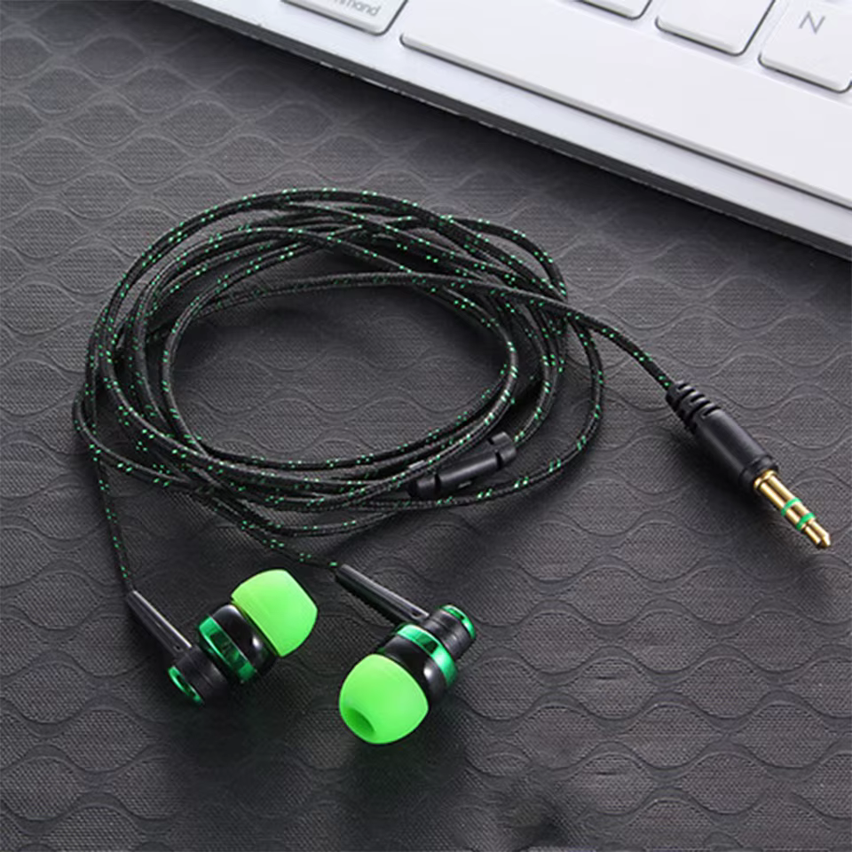 Fone de Ouvido com Cabo Nylon 3.5mm