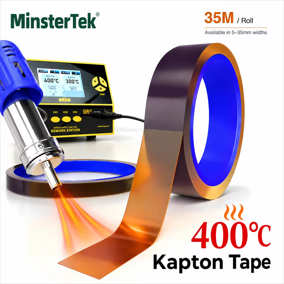 Fita Kapton 400°C Isolamento Térmico