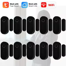 Sensor de Porta Inteligente WiFi Tuya Thumbnail 1