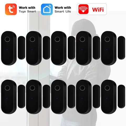 Sensor de Porta Inteligente WiFi Tuya
