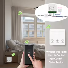 Interruptor de Cortina Inteligente WiFi + RF Thumbnail 5