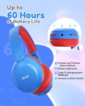 Fones Bluetooth Acer para Crianças - Proteção Auditiva Thumbnail 2