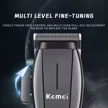 Aparador Profissional Kemei Recarregável Thumbnail 4