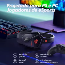 NUBWO G06 Headset Sem Fio Gaming Thumbnail 3