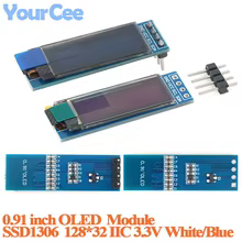 OLED 0.91 SSD1306 I2C 128x32 Thumbnail 1