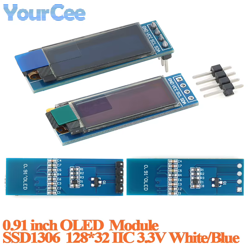 OLED 0.91 SSD1306 I2C 128x32