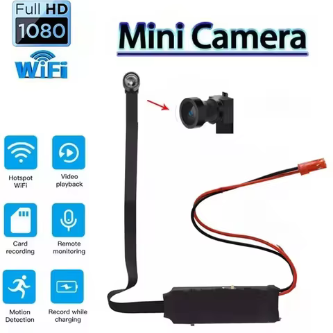 Câmera WiFi Mini 1080P DIY