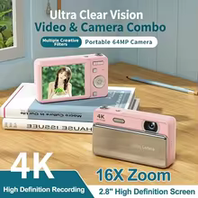 Câmera Digital Deslizante 4K Thumbnail 1