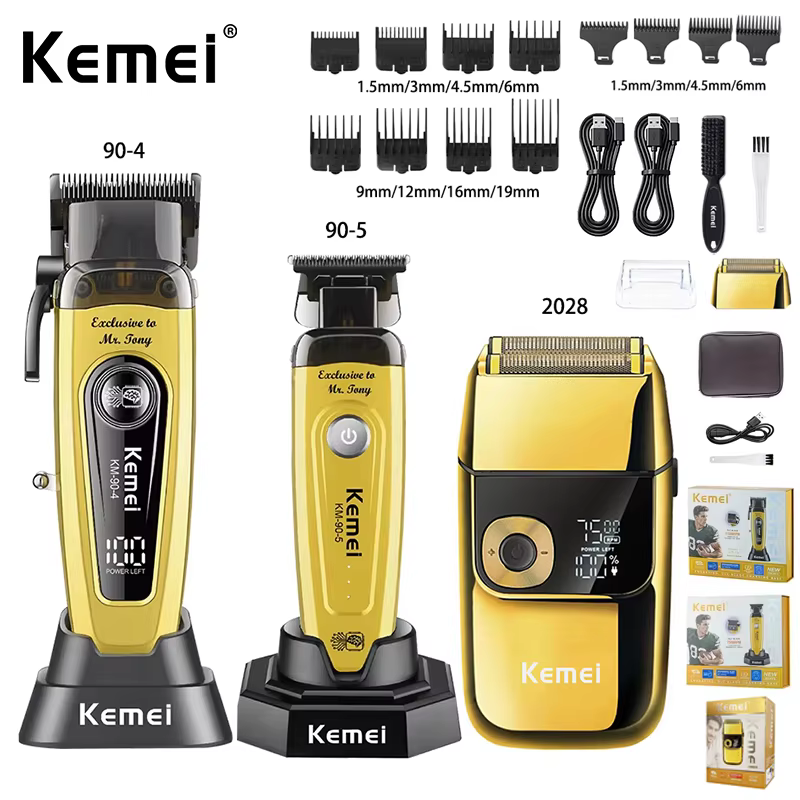 Máquina de Cabelo Kemei Profissional