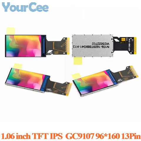 Tela TFT 1.06 Polegadas HD IPS