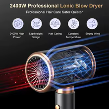 Secador de Cabelo Profissional 3th Íon Negativo 2400W Thumbnail 2