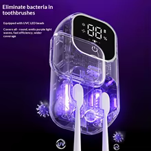 Suporte Esterilizador UV para Escovas de Dente Thumbnail 5
