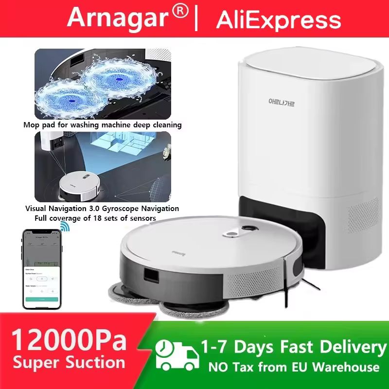 Aspirador Robótico Arnagar S10 VSLAM