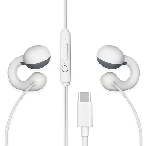 Fone Clip-on Tipo C com Microfone HD