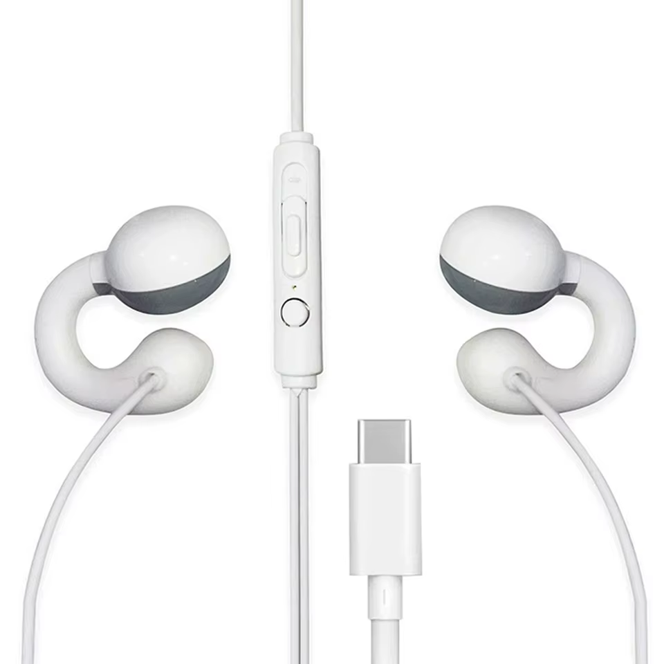 Fone Clip-on Tipo C com Microfone HD