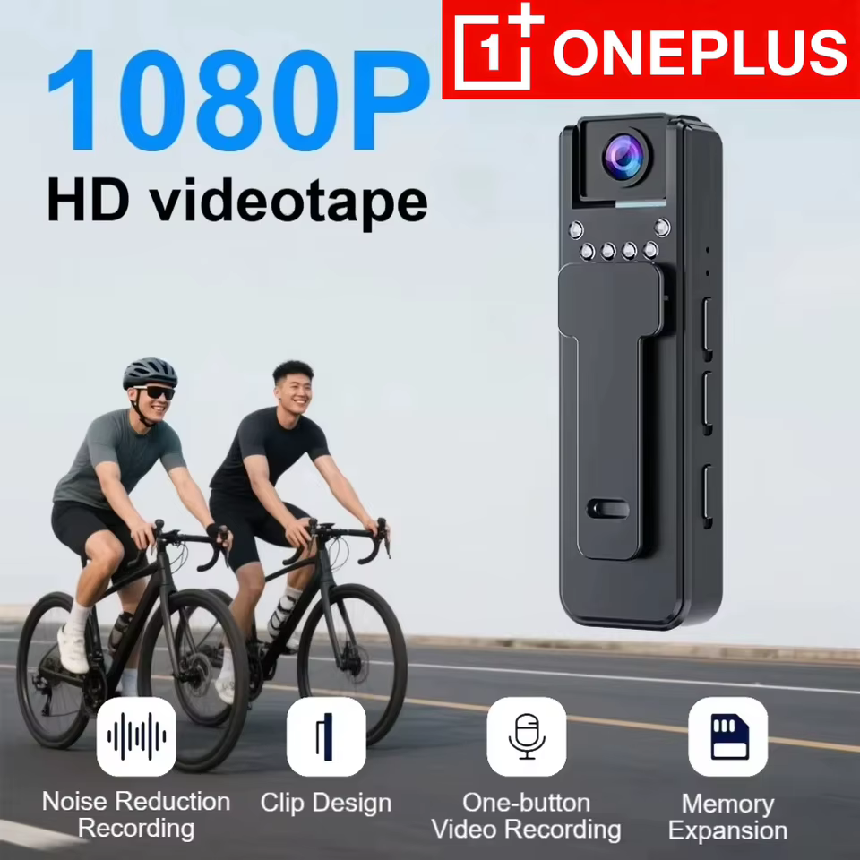Câmera Corporal 1080P Rotativa