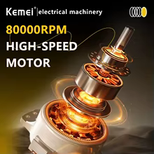 Kemei 1859 Aparador de Cabelo Profissional Thumbnail 4
