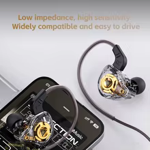 Fones QKZ AK6 SRS HiFi Metálicos Thumbnail 6