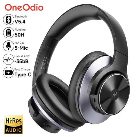 Fone OneOdio A10 Bluetooth 5.4 ANC Hi-Res