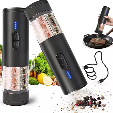 Moedor de Sal e Pimenta Automático