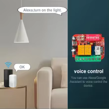 Receptor de Controle 2CH Wi-Fi + RF para Garagem Thumbnail 5