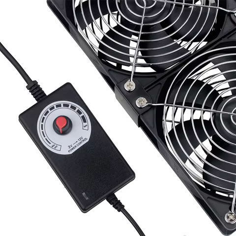 Ventilador de Resfriamento 12cm com Controlador