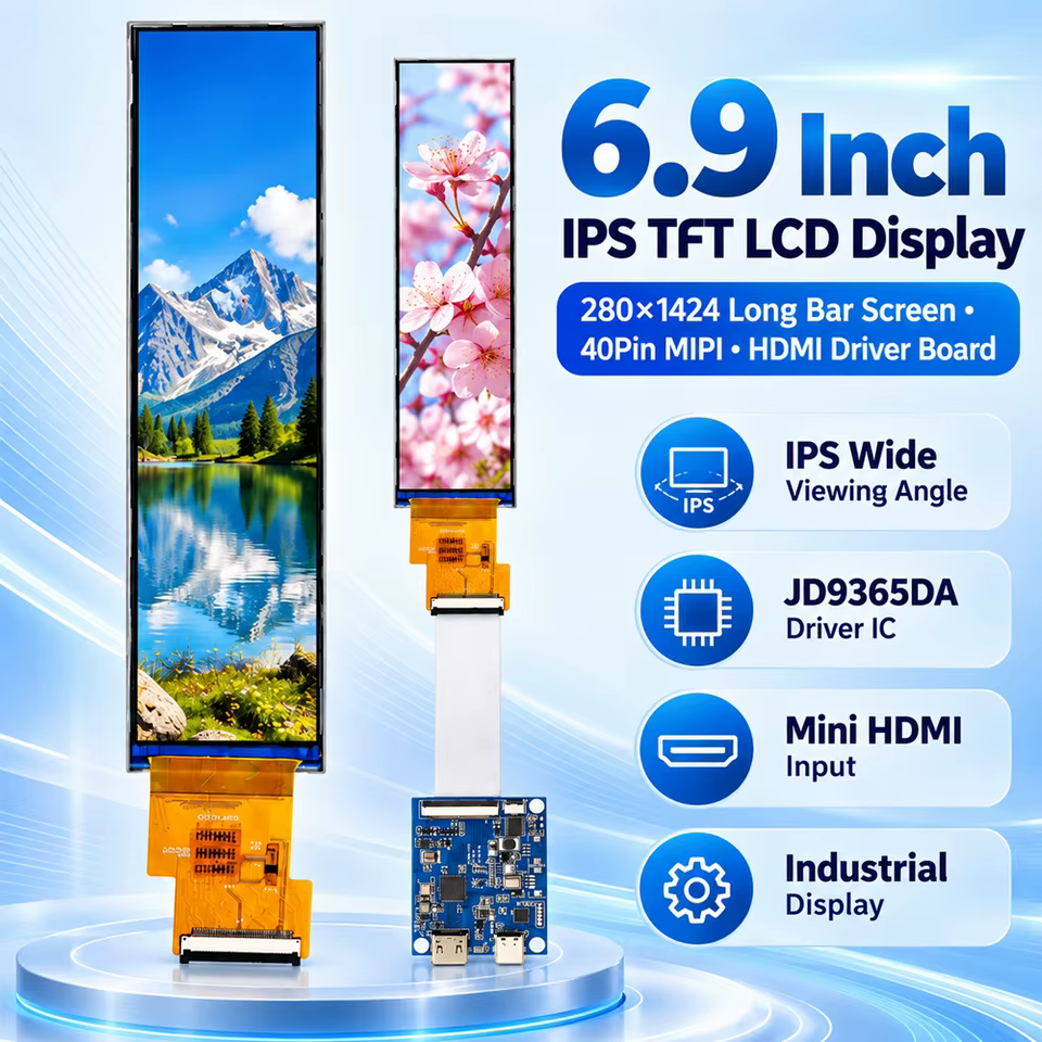 Tela LCD IPS 6.9