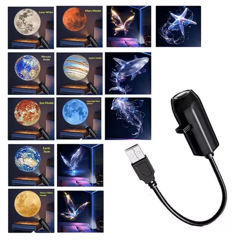 Projetor de Teto LED USB